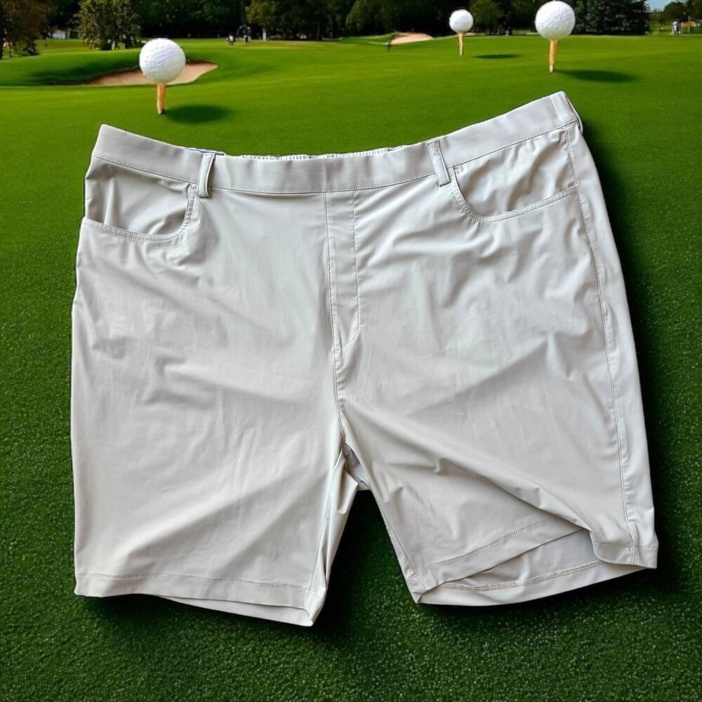 Greg Norman Big and Tall 9" Pull-On Travel Short NWT